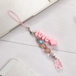 Personalisierte niedlichen Bären Perlen Charme Lanyard mit 3D gedruckt Name Telefon Tasche Zubehör Geburtstag Jahrestag Geschenk für Mädchen