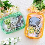 Personalized Birth Flower Stethoscope Name Clear Makeup Bag Commemorate Christmas Gift for Nurse Doctor Medical Staff