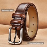 Personalisierter Ledergürtel mit Eingraviertem Text Wir Lieben Dich Vatertag Jahrestag Geschenk für Herren