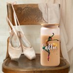 Gobelet en verre personnalisé avec couvercle en bambou et paille Ballerina Street Dancer 20oz Anniversary Gift for Dancer