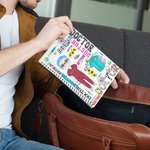 Taccuino personalizzato infermiere medico personaggio dei cartoni animati A5 con nome Laurea Regalo di apprezzamento per il personale degli studenti di medicina