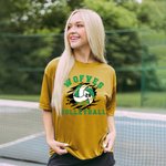 Personalised Multicolour 100% Cotton Volleyball Name T-shirt with Number Volleyball Team Birthday Gift for Volleyball Lovers Mum