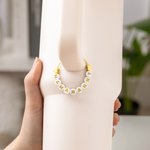 Personalized Metal Heart 1-9 Letter Beads Tumbler Charm for Stanley Tumbler Accessories Christmas Birthday Gift for Family Friend