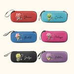 Personalised Birth Flower Bouquet Stethoscope Case with Mesh Pockets and Name Medical Graduation Appreciation Gift for Nurse Doctor Medical Staff