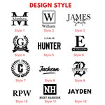 Personligt bärbart läder med monogram Toalettväska med handtag Jul Födelsedag Reseaccessoarer Present för män