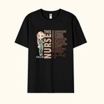 Spersonalizowana postać z kreskówki Pielęgniarka Lekarz Jest Pewny Siebie Silny T-shirt Bluza z kapturem z imieniem i nazwiskiem Prezent świąteczny dla personelu medycznego