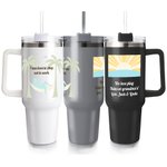 Gepersonaliseerde I'm Retired 40oz Geïsoleerde Tumbler met Tekst Dagelijks Gebruik Gelukkige Pensionering Afscheidscadeau voor Coworker Gepensioneerde