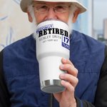 Personalisierte offiziell im Ruhestand Jahre 30oz Name Becher mit Deckel und Strohhalm Ruhestand Abschiedsgeschenk für Familie Freund Kollege