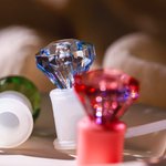 Personalisierte Multicolor Diamond Straw Cover Topper mit Initial Charm Zubehör für Stanley Becher Geburtstag Party Favors Geschenk für Frauen
