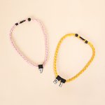 Personalized Sewn Twist Necklace with Number Birthday Gift for Baseball Softball Lover