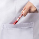 Set de 2 stylos à bille pailletés rétractables au design stéthoscopique avec nom Cadeau d'appréciation de la semaine de l'infirmière pour infirmière médecin personnel médical