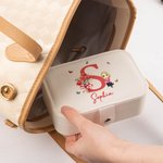 Scatola portagioielli personalizzata con nome, regalo di Natale e di compleanno per donne e ragazze
