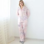 Personalisierte Wort Wolke Unisex lange Ärmel weichen Pyjama Set mit Taschen und Name Geburtstag Geschenk für Männer Frauen