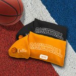 Personalized Multicolor Basketball Mom Dad Crewneck Sweatshirt Hoodie with 1 - 6 Kid Names Birthday Sports Event Cheer Accessories Gift for Family