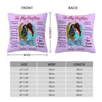 Personalizzato To My Besties Inspiration Quote Throw Pillow Cover with Name Birthday Souvenir Gift for Sisters Friends (Alle mie amiche, ispirazione, 