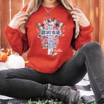 Personalizowana postać Werset biblijny Krzyż Akwarela Motyl Narodziny Kwiat Bluza z imieniem Urodziny Chrzest Prezent dla kobiet Dziewczynki