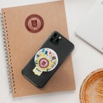 Personalized Acrylic Discipline Bulb Design Airbag Magsafe Phone Grip Stand Holder with Text School Badge Birthday Gift for University Student