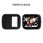 Personalized Set of 2 World Map Cartoon Character Luggage Handle Wraps with Name Birthday Christmas Travel Accessories Gift for Boys Girls