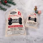 Sac à friandises avec nom réutilisable pour les animaux de compagnie. 6