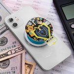Personalized Acrylic Discipline Bulb Design Airbag Magsafe Phone Grip Stand Holder with Text School Badge Birthday Gift for University Student