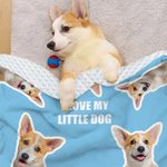 Coperta personalizzata da 1 a 6 foto di cani e gatti con nome Regalo di Natale di compleanno per gli amanti degli animali domestici