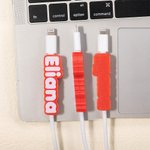 Personalised 3D Print Name USB Cable 1.5 Meter for iPhone Micro USB Type C Mobile Phone Accessory Christmas Birthday Gift for Friend Family