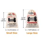 Sac à friandises avec nom réutilisable pour les animaux de compagnie. 7