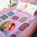 Personalizzato 10 ragioni per cui sei mia sorella Coperta morbida con nome Compleanno Natale Anniversario regalo per sorelle Besties