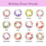 Personalised Birth Flower Horse Birthmark Name Large Tote Bag with Zipper Birthday Christmas Gift for Women Horse Lovers