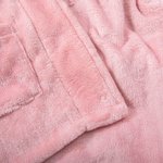 Personalized Flush Baby Bathrobe Dressing Gown with Embroidered Name Soft Super Absorbent Daily Use Birthday Baby Shower Gift for Baby Toddler