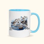 Tazza personalizzata in ceramica da 11 oz con nome e cognome Regalo di Natale per gli amanti dei viaggi
