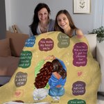 Personalizzato 10 ragioni per cui sei mia sorella Coperta morbida con nome Compleanno Natale Anniversario regalo per sorelle Besties