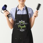 Personalized Scissors Hair Dryer Comb Adjustable Text Barber Apron with Pocket Christmas Birthday Salon Gift for Barber Hairstylist