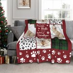 Favourite Hello, Hardest Goodbye Pet Photo Plush Blanket