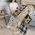 Favourite Hello, Hardest Goodbye Pet Photo Plush Blanket