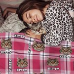 Personalised Multicolour Plaid Dog Cat 1-3 Photos Soft Throw Blanket with Name Christmas Birthday Gift for Pet Lovers