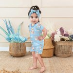 Gepersonaliseerde Aquarel Fantasie Eenhoorn Zachte Kinderpyjama T-shirt Shorts Set met Naam Veelkleurig Verjaardag Kerstcadeau voor Jongens Meisjes