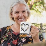 Mug céramique personnalisé avec 1-6 noms Anniversaire Fête des Mères Cadeau de Noël pour Maman Grand-mère