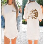 Personalised Football Mom T-shirt and Sweatshirt with Name Game Support Gift for Football Mom