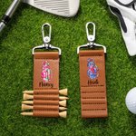 Sac de golf avec 5 tees en bambou Cadeau d'anniversaire pour golfeurs et golfeuses