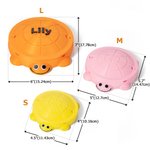 Plateau à Sable Tortue Personnalisé avec Nom Jouet en Impression 3D pour Enfant Cadeau Anniversaire pour Enfant
