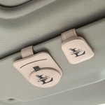 Porte-lunettes de soleil magnétique en cuir PU personnalisé avec initiale et nom - Cadeau anniversaire pour la famille et les amis
