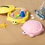 Plateau à Sable Tortue Personnalisé avec Nom Jouet en Impression 3D pour Enfant Cadeau Anniversaire pour Enfant