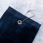 Serviette de sport brodée 100% coton avec clip et monogramme Cadeau de tournoi pour les amoureux du pickleball