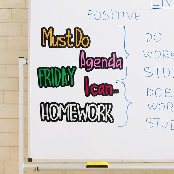 Personalisierte Multicolor Klassenzimmer Whiteboard Label Magnet Satz von 2 Klassenzimmer Organisation Lehrmittel zurück zu Schule Anerkennung Geschenk für Lehrer