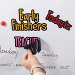 Personalisierte Multicolor Klassenzimmer Whiteboard Label Magnet Satz von 2 Klassenzimmer Organisation Lehrmittel zurück zu Schule Anerkennung Geschenk für Lehrer