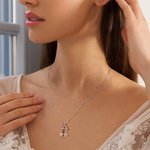 Personalizado 1-6 Corazón Estrella Birthstone Collar Colgantes con grabado Inicial Cumpleaños Aniversario Día de San Valentín Regalo para las mujeres