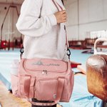 Borsa da palestra personalizzato e impermeabile con tracolla, grande capacità per ginnastica ritmica - Regalo di compleanno per sportivi