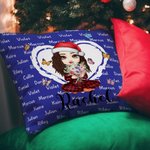Personalisierte Cartoon-Charakter Geburt Blume Bouquet werfen Kissenbezug mit 1-8 Namen Home Decor Geburtstag Geschenk für Mädchen Frauen