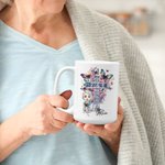 Personalised Cartoon Character God Says You Are Cross Butterfly Ceramic Mug with Name Birthday Christmas Gift for Christians